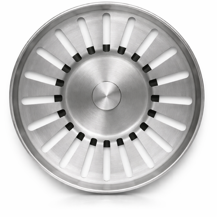 Waterval Premium Brushed Korfplug RVS - Inclusief 3 Pinnen - Zilver - 80mm