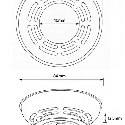 Waterval Gootsteen Zeef 84mm – RVS 304 Korfplug / Afvoerzeef – Geborsteld – Inclusief 3 Verwisselbare Pinnen – Copper Rose