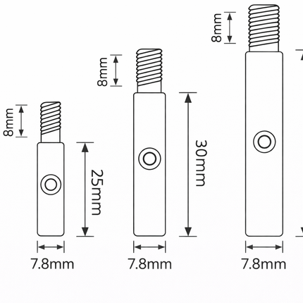 Waterval Gootsteenzeef 84mm – RVS 304 Korfplug / Afvoerzeef – Geborsteld – Inclusief 3 Verwisselbare Pinnen - Zilver