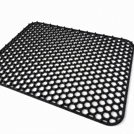 Waterval zwarte siliconen gootsteenmat