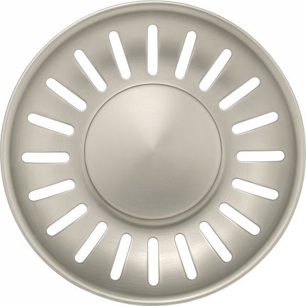 Waterval Premium Korfplug 84mm – RVS 304 – Brushed Afwerking – Inclusief 3 Verwisselbare Pinnen – Universele Afvoerplug – Zilver