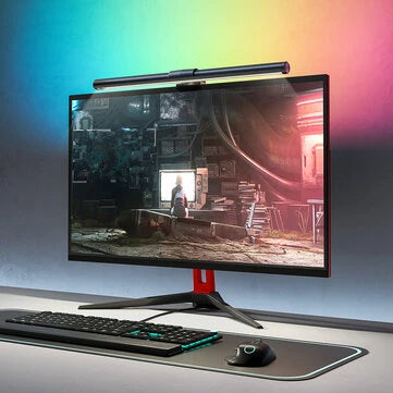 BlitzWolf® BW-CML2 RGB Monitor Lichtbalk – Verstelbaar, Anti-Glare, Oogbescherming, USB, Touchbediening