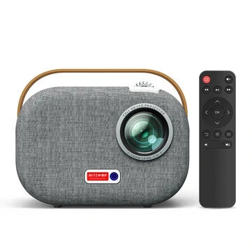 BlitzWolf® V2 1080P Android Projector – Slimme Thuisbioscoop met Surround Sound & 5G WiFi