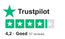 Trustpilot beoordeling 4,2 Goed op basis van 57 reviews
