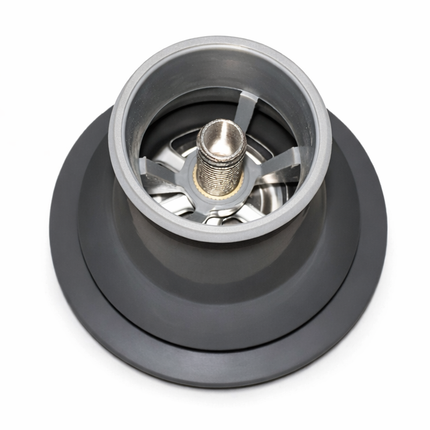 Waterval Korfplugset 114 mm – Zonder Overloop – RVS 304 – G1½ – Universele Gootsteenplug set – Goud