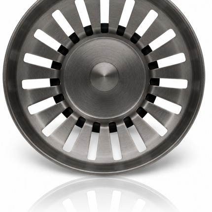 Waterval Premium Brushed Korfplug RVS Gunmetal Grey bovenaanzicht