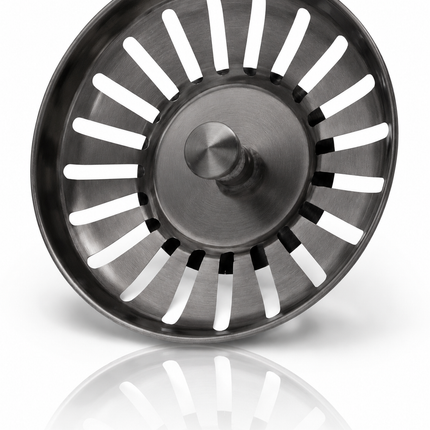 Waterval Premium Brushed Korfplug RVS Gunmetal Grey met pin