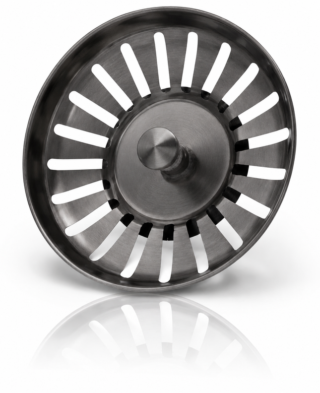 Waterval Premium Brushed Korfplug RVS Gunmetal Grey met pin