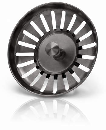 Waterval Premium Brushed Korfplug RVS Gunmetal Grey met pin