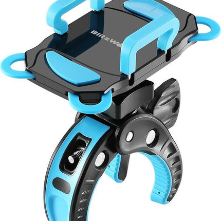 Premium Telefoonhouder Fiets / Mountainbike - Smartphonehouder Fiets / Kinderwagen / Motor BLAUW image 5