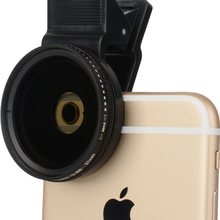 Zomei Verstelbare 37mm Neutral Density Clip-on ND2-ND400 Filter Telefoon Camera Filter Lens voor iPhone Samsung HTC Huawei Android IOS image 2