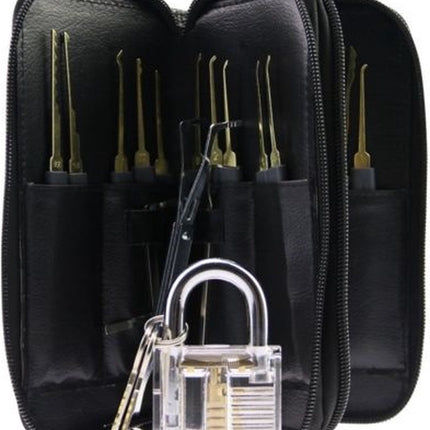 LOCK Premium Lockpick Set – 24-delig – Inclusief transparant slot – Lockpicken voor beginners en professionals image 5