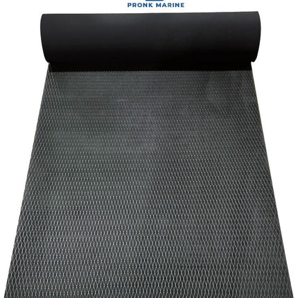 Premium EVA Bootvloerbedekking – Bootmat Diamantpatroon Zwart - 2400mm x 1200mm x 5mm