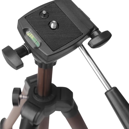 Camerastatief Tablet Smartphone Tripod - Statief Deluxe Brons 125CM - Statief voor Smartphone Tablet DSLR Camera image 3