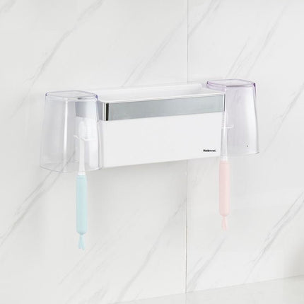 Waterval Badkamer Organizer Wastafel Zuignap – Tandenborstelhouder met Zuignap image 5