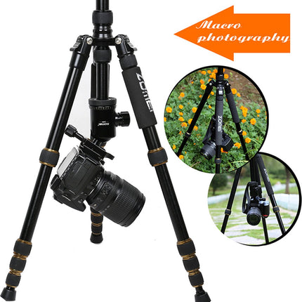 Zomei Z669 Professioneel Lichtgewicht DSLR Camerastatief - Universeel Fotostatief voor Fotografie – Aluminium Tripod Monopod - Zwart 152CM image 7