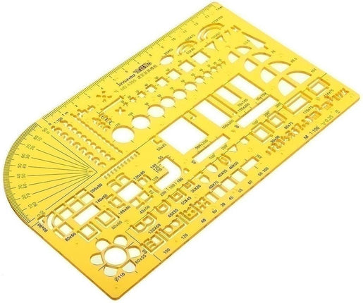 Meubilair Het meten van Geometrische Tekening Template Woningbouw Bekisting KT Soft Plastic Liniaal Stencil