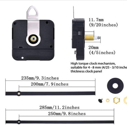 GWS Quartz Klok uurwerk - Nieuw Los Uurwerk Kopen en Vervangen - GWS HR1688-20 High Torque image 5