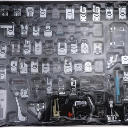 Universele Naaivoetjes set – Naaimachine Naaivoet Set voor Brother Singer Janome Tools – 62-delig