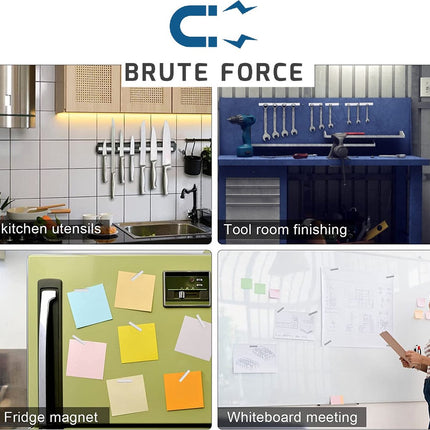 Brute Force Sterke blokmagneten - Schijfmagneten Whiteboard Koelkast Magneet – N35 25mm x 8mm - 25 Stuks image 6