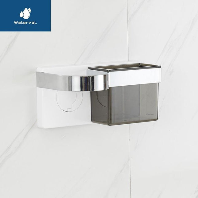 Waterval Badkamer Organizer Wastafel Zuignap – Föhnhouder met Zuignap