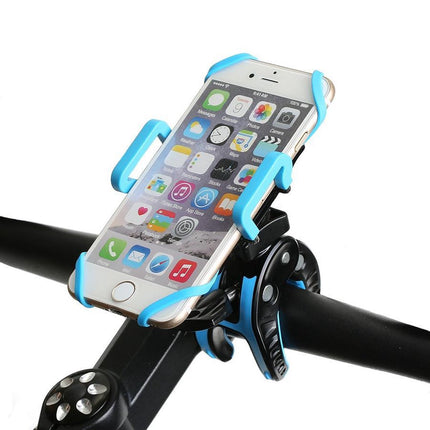Premium Telefoonhouder Fiets / Mountainbike - Smartphonehouder Fiets / Kinderwagen / Motor BLAUW image 11