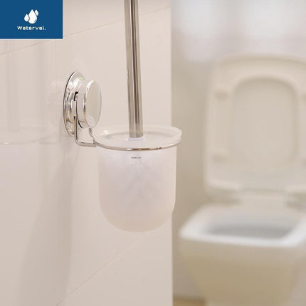 Waterval Wc-Borstel Hangend Zuignap RVS – Toiletborstel met Zuignaphouder – RVS Design - Optimale Hygiëne image 5