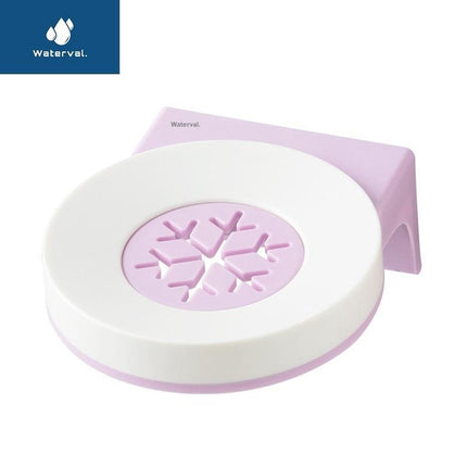 Waterval Zeephouder Badkamer Plakstrip – Zeep Tray Roze met Kleefbevestiging