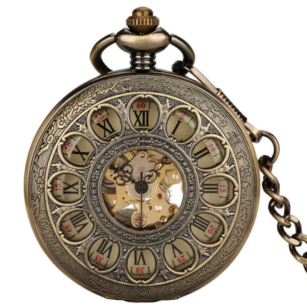 GWS Zakhorloge Mechanisch Vintage – Met ketting - Mechanisch Zakhorloge met handmatige opwinding image 4