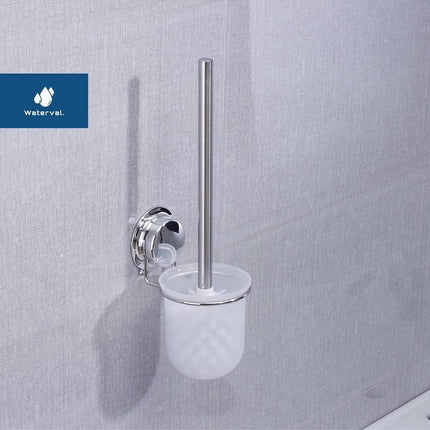 Waterval Wc-Borstel Hangend Zuignap RVS – Toiletborstel met Zuignaphouder – RVS Design - Optimale Hygiëne image 4