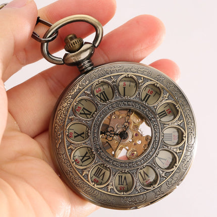 GWS Zakhorloge Mechanisch Vintage – Met ketting - Mechanisch Zakhorloge met handmatige opwinding image 7