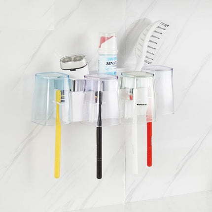 Waterval Badkamer Organizer Wastafel Zuignap – Tandenborstelhouder met Zuignap image 2