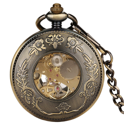 GWS Zakhorloge Mechanisch Vintage – Met ketting - Mechanisch Zakhorloge met handmatige opwinding image 3