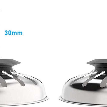 RVS Korfplug Afvoerplug - Geen Verstopping – Spoelbak zeef - Afvoerstopper - Korfplug – Gootsteenzeef - 79 mm image 4