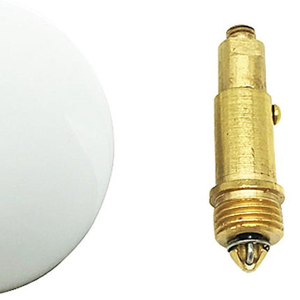 Waterval pop-up waterstopper – Spoelbak Wastafel stopper - Badkamer Gootsteen Plug Stop – 66mm Wit image 3