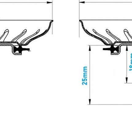 RVS Korfplug Afvoerplug - Geen Verstopping – Spoelbak zeef - Afvoerstopper - Korfplug – Gootsteenzeef - 79 mm image 5