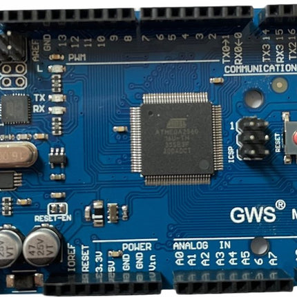 GWS MEGA2560 Geschikt voor Arduino - ATMEGA2560 Microcontroller Chip - USB Kabel