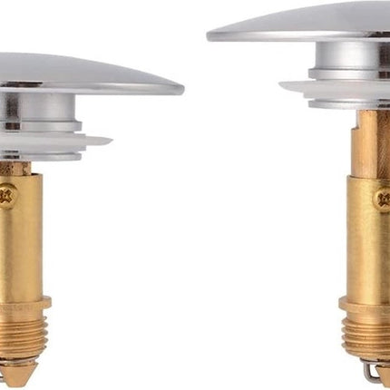 Waterval pop-up waterstopper – Spoelbak Wastafel stopper - Badkamer Gootsteen Plug Stop – 66mm verchroomd image 3