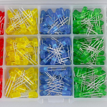 Geschikt voor Arduino Mini LED Diode Set - 500 Stuks 5MM - Plastic case image 3