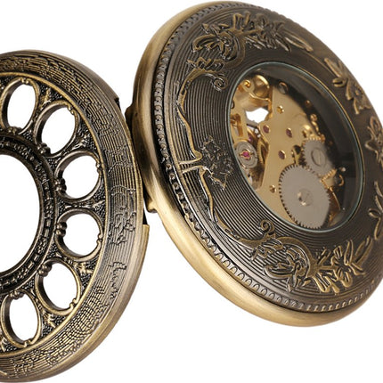 GWS Zakhorloge Mechanisch Vintage – Met ketting - Mechanisch Zakhorloge met handmatige opwinding image 5