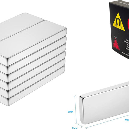 Brute Force Sterke blokmagneten - Schijfmagneten Whiteboard Koelkast Magneet – N35 25mm x 8mm - 25 Stuks image 5