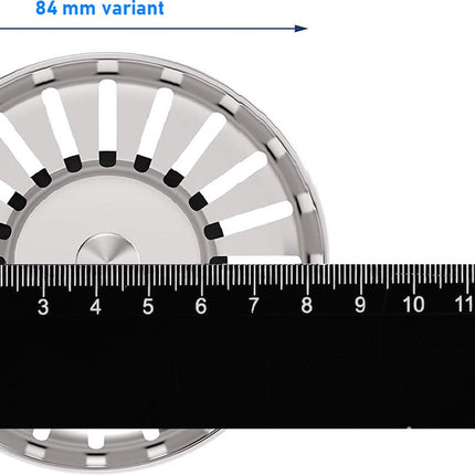 RVS Korfplug Afvoerplug - Geen Verstopping – Spoelbak zeef - Afvoerstopper - Korfplug – Gootsteenzeef - 84 mm image 6