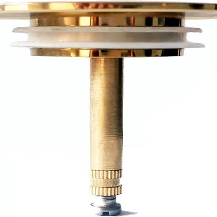RVS Badkuip Afvoerplug badkamer - Badkuipstop met dubbele afdichting – verstelbare Badplug universele Afvoerplug voor uw badkuip - 72 mm Goud image 6