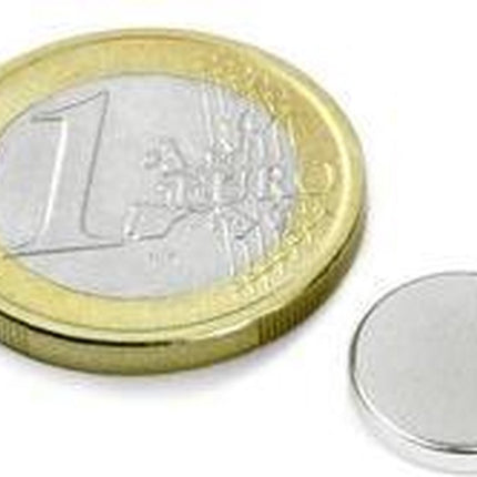 Knoopmagneten rond 12 x 2mm - Magneten Neodymium - Vernikkeld - 50 stuks image 5