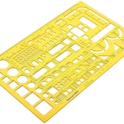 1:50 Interior Decorations Architectural Furniture Tekenen Template KT Soft Plastic Ruler Stencil