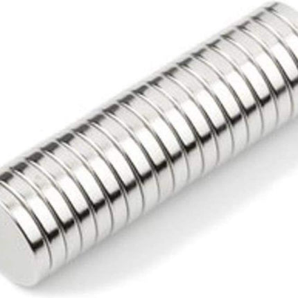 Knoopmagneten rond 12 x 2mm - Magneten Neodymium - Vernikkeld - 50 stuks image 4