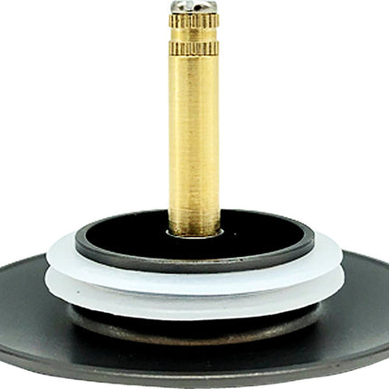 Waterval RVS Badkuip Afvoerplug badkamer - Badkuipstop met dubbele afdichting – verstelbare Badplug universele Afvoerplug voor uw badkuip - 72 mm Grijs image 4