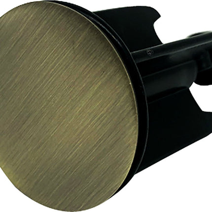 Waterval Metaalstop Waste Plug Universeel – Plugstop badkamer - afvoerplug voor wastafel en bidet - Brons 40mm image 3