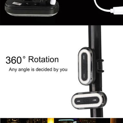 XANES Ultraheldere LED Fietsachterlicht - USB oplaadbaar - 100 Lumen - Oplaadbare Fietslamp image 7
