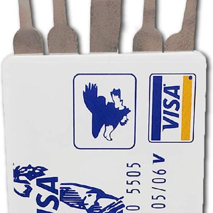 Lock Creditcard Lockpick Set - Locksmith tools – Spionenset 5-delig